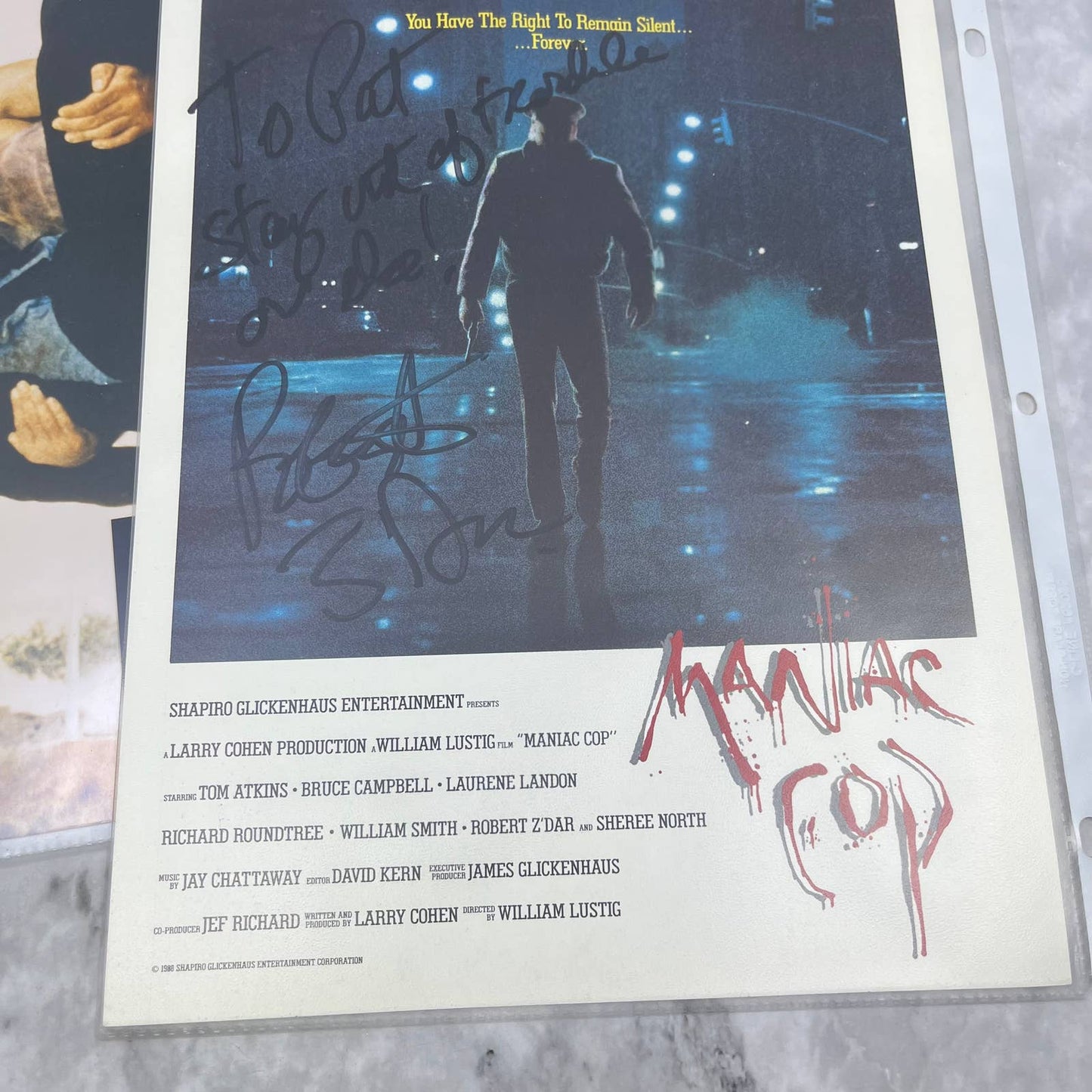 Huge Fan Collection of 1990s Horror Movie Autographs FL5