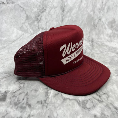 Werner’s Home & Home Center Howard Lake MN Trucker Hat Cap Snap Back Mesh HB1