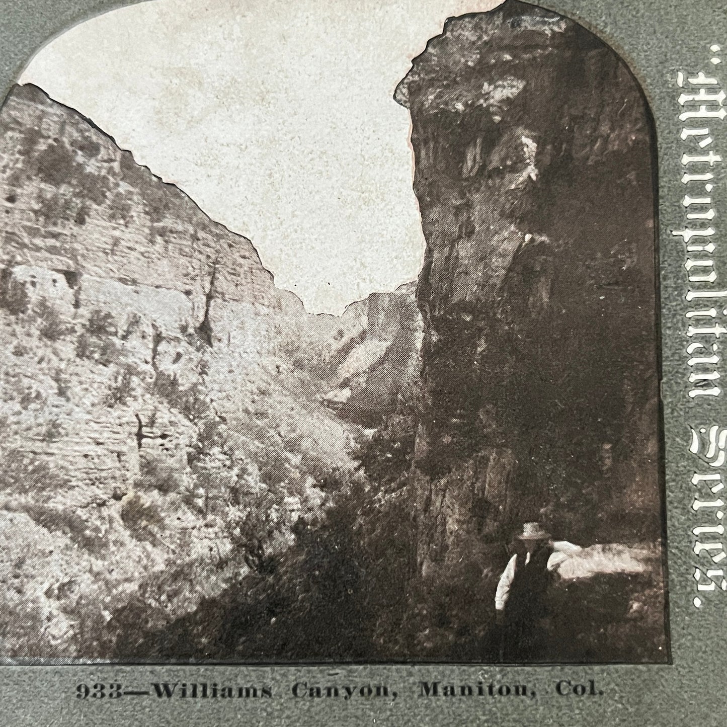 Williams Canyon Manitou Colorado Antique Stereoview Card H2-4