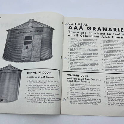 1950s Columbian AAA Granary Manual Assembly Instructions TH8