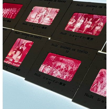 1960s Shows in Tokyo Japan Set of 10 2x2 Slides TK2-S3-4