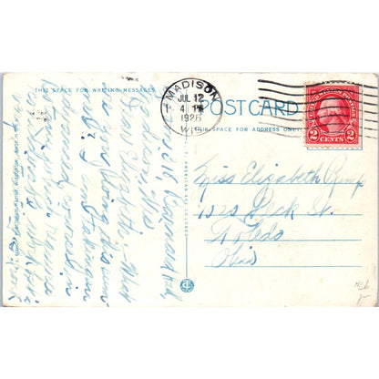 Painting in the Supreme Court State Capitol Madison WI Original Postcard TK1-P12