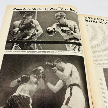 1950 Sept - The Ring Boxing Magazine – Lee Savold Cover TA5