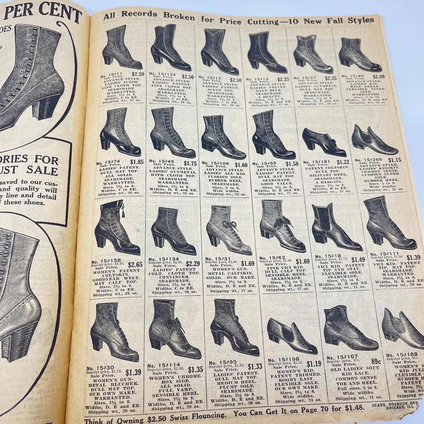 RARE Sears 1912 July-August Bargain Supplement Catalog Sears Roebuck TF7