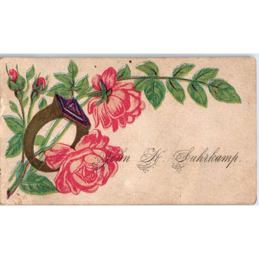 1880s Victorian Calling Card - John Suhrkamp SF2