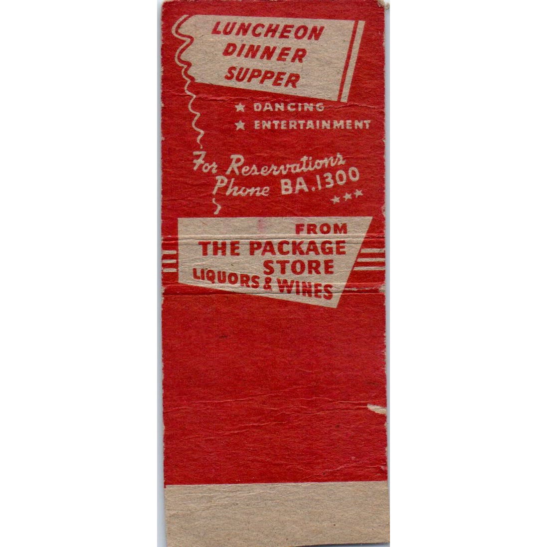 Eddy's Restaurant Kansas City MO Advertising Matchbook Cover SA9-M5