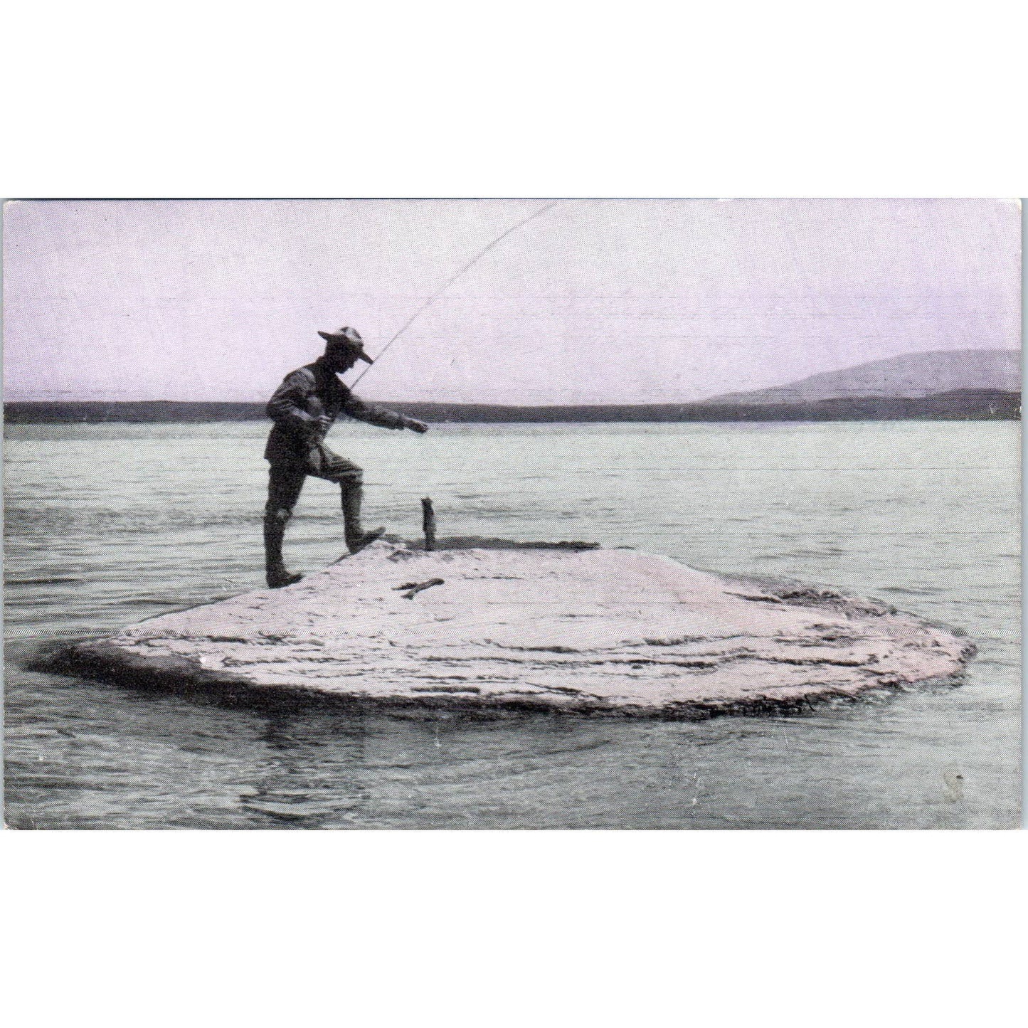 Hot Springs at Yellowstone National Park c1910 Original Postcard TK1-25