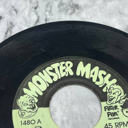 Monster Mash 45rpm 7" On Peter Pan Saturday Evening Ghost Be Careful TJ4