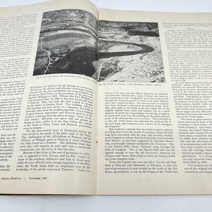 1949 November ARIZONA HIGHWAYS Magazine Western Prints TE3