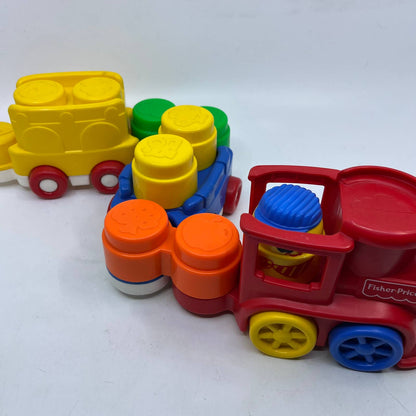 1997 Fisher Price Stack 'n Build Choo Choo Train Children’s Toys 6-36 Months TH9