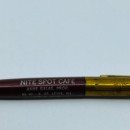 Mechanical Pencil WINGS Nite Spot Cafe Anne Galas Gas East St Louis IL SB3