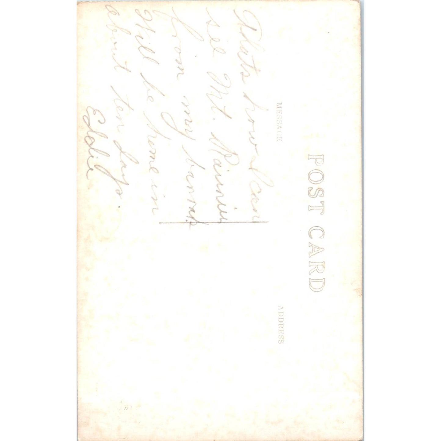 Vintage Postcard Mt. Rainier from Fort Lewis Washington TD9-W2