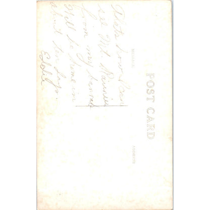 Vintage Postcard Mt. Rainier from Fort Lewis Washington TD9-W2