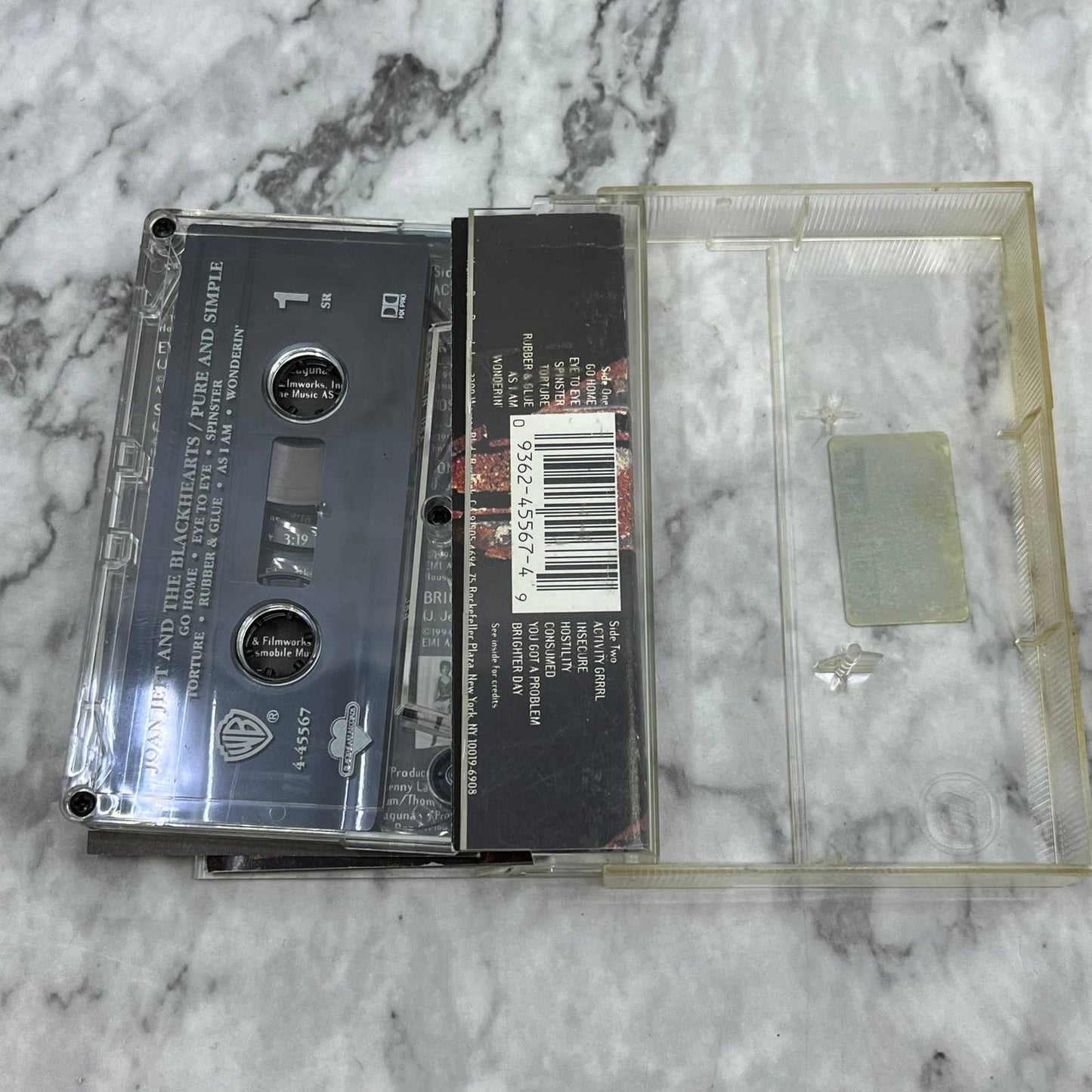 Joan Jett & The Blackhearts Pure and Simple Cassette Tape TC7-42