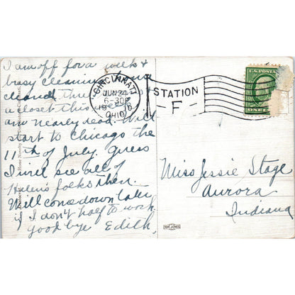 c1910 Postcard Steamer Princess Ohio River View Cincinnati Ohio TD9