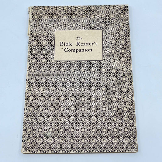 The Bible Reader's Companion 1922 Oxford University Press TF9