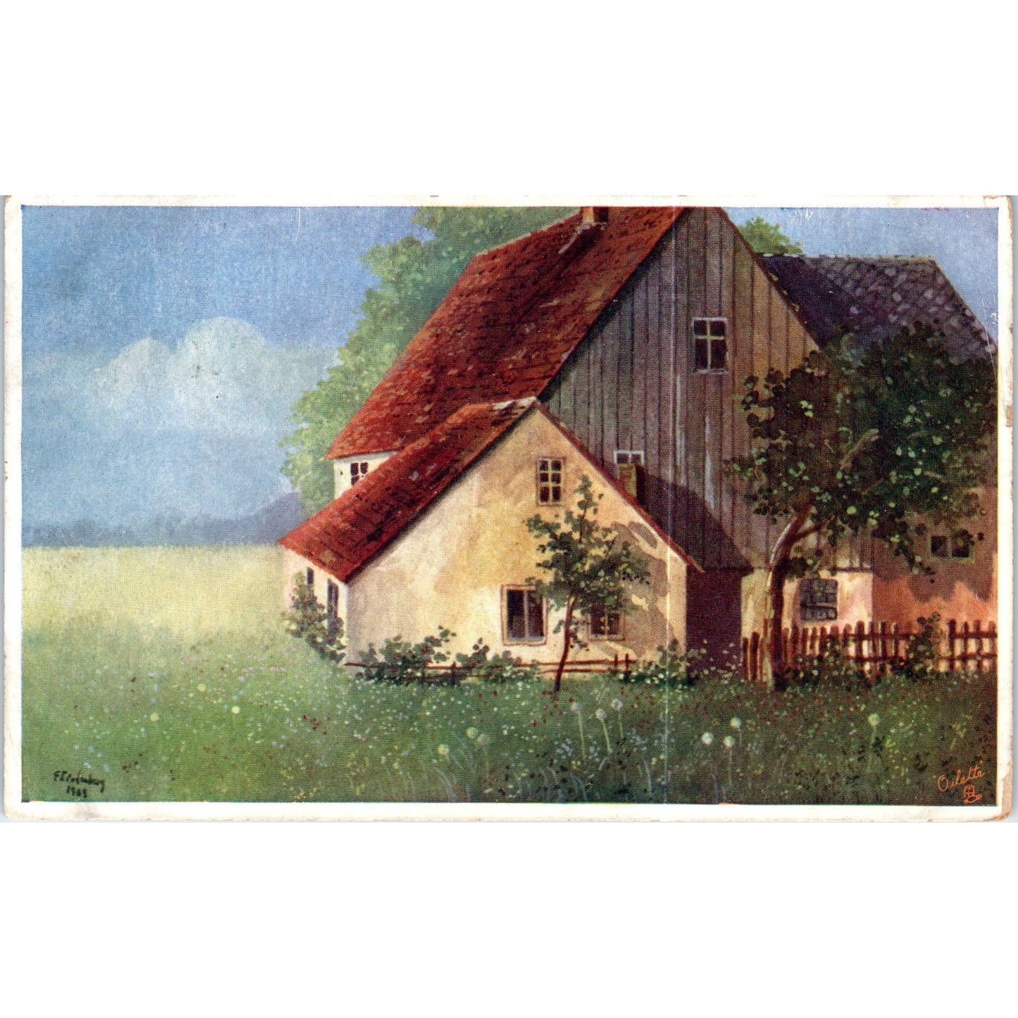 Nach Originalen Von Eugene Lindenberg Raphael Tuck Original Postcard P3-2