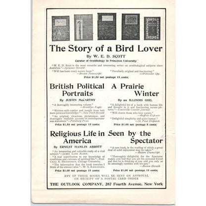 The Outlook Company Contemporary Book Spotlight - 1903 Original Ad TJ7-L