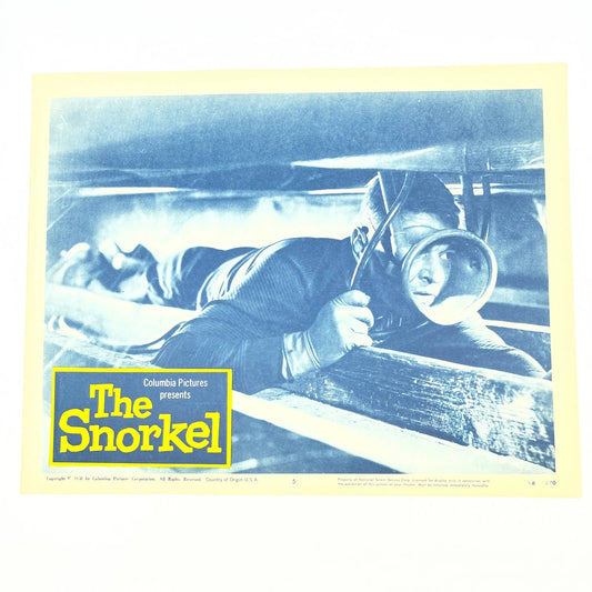 THE SNORKEL original 1958 HAMMER Lobby Card PETER VAN EYCK 11x14 5 FL4