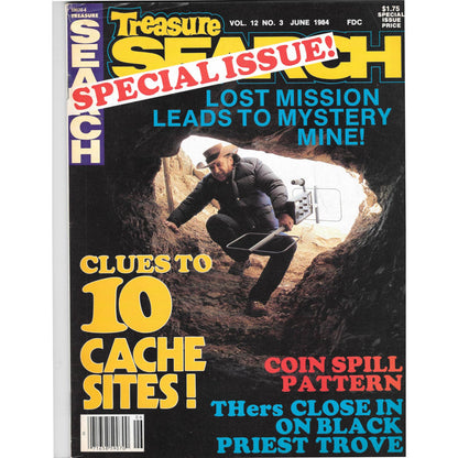 Treasure Search Magazine 1984 July Metal Detecting Gold Diamonds M2