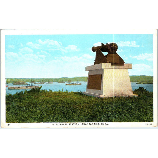 US Naval Station Guantanamo Cuba Original Postcard P3-1