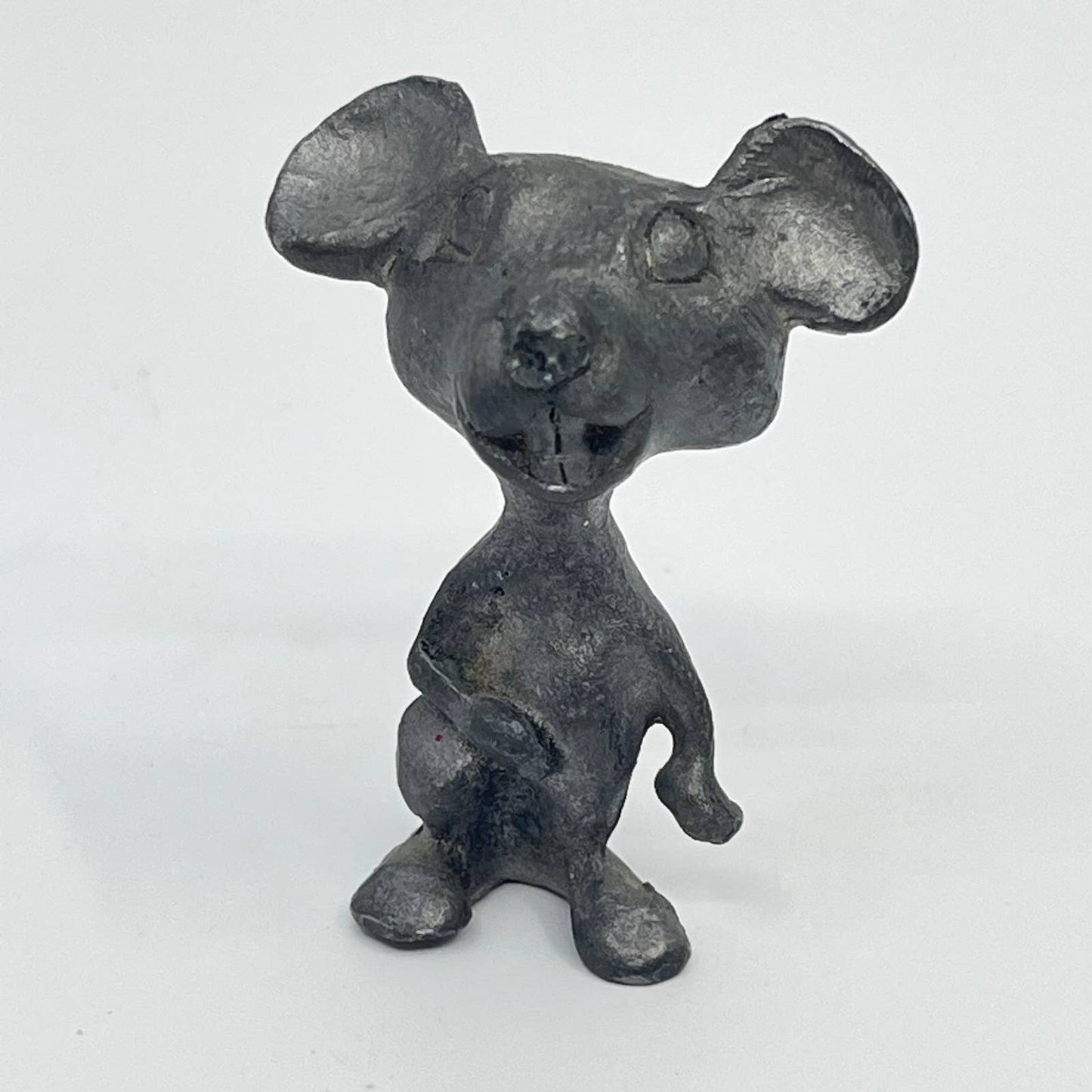 Vintage Metal Pewter Lead Mouse Figurine SC3