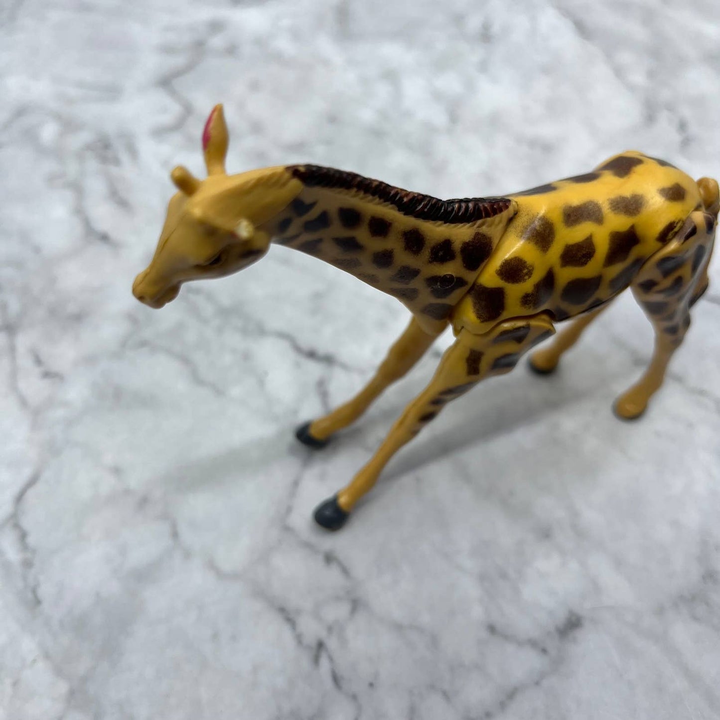 1970s Vintage Hard Plastic Articulated Giraffe Hong Kong 4x5” SE6