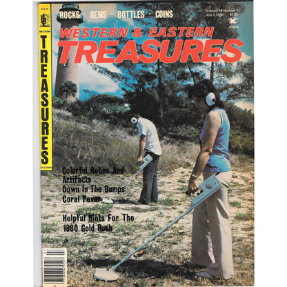 Western & Eastern Treasures Magazine Mines, Buried, Metal Detecting Jul 1980 MB2