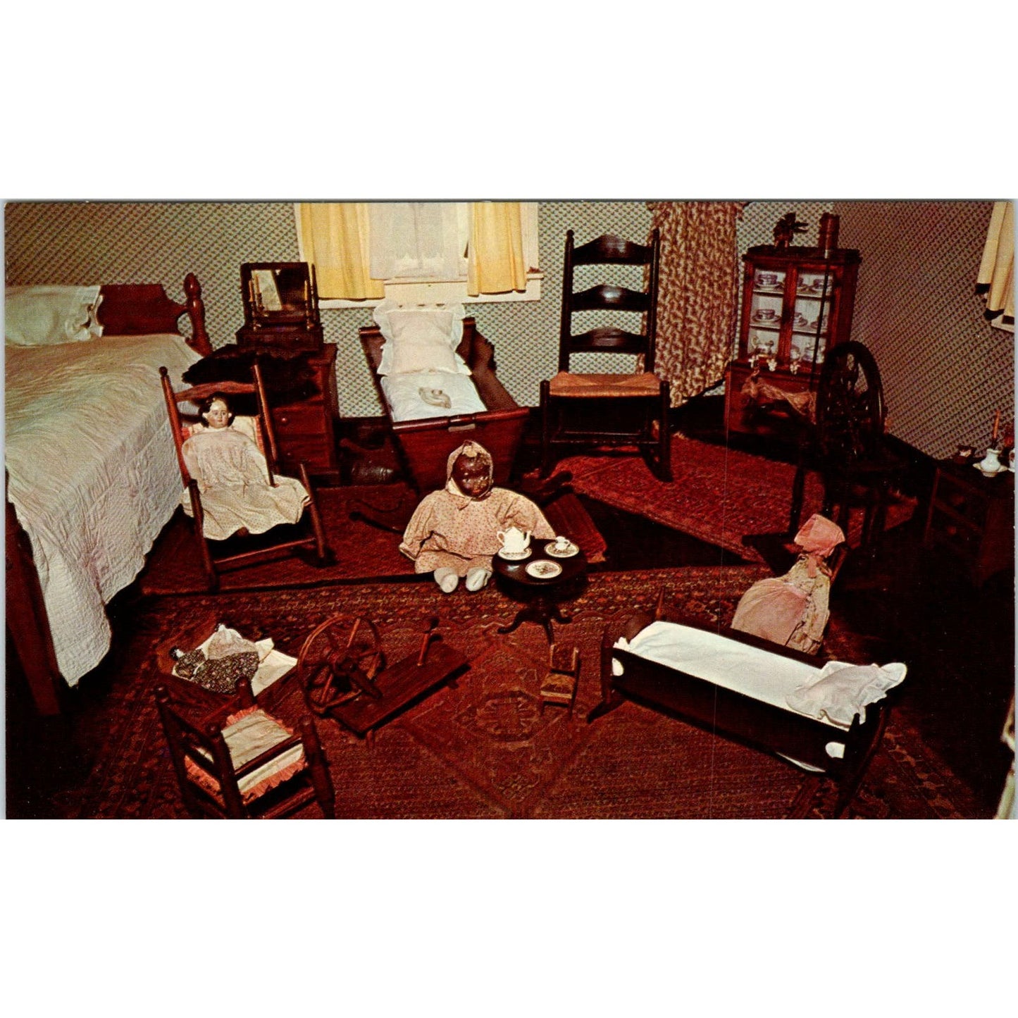 Nursery, Ash Lawn Home of President Monroe Charlottesville VA Postcard PB5