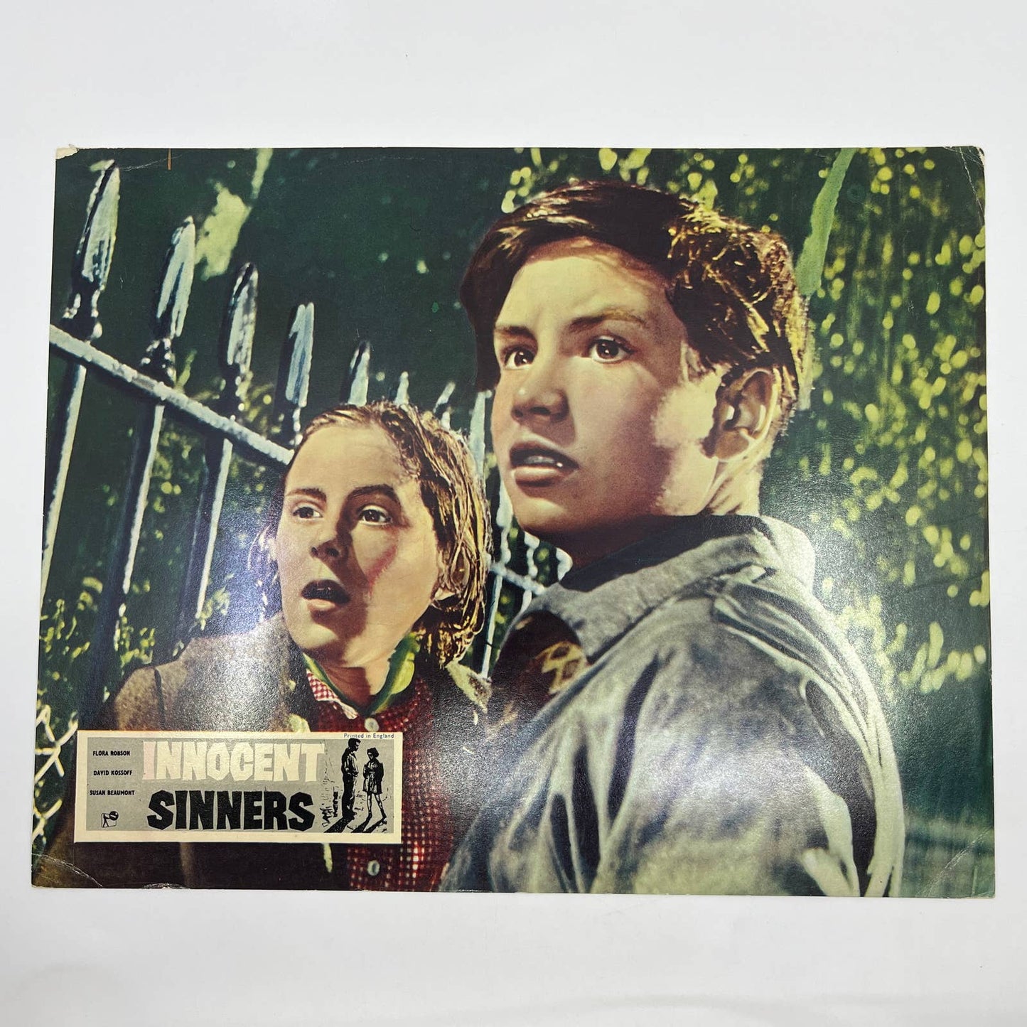 1958 Innocent Sinners Flora Robson David Kossoff British Lobby Card 2 FL4