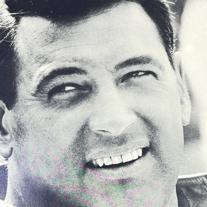 Vintage Rock Hudson Head Shot Portrait Black & White 8x10 AB4-19