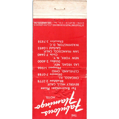 The Flamingo Hotel Las Vegas Nevada Advertising Matchbook Cover SA1-M10