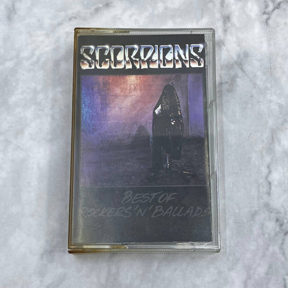 SCORPIONS: Best Of Rockers N’ Ballads Mercury/Polygram Cassette Tape TF6-25