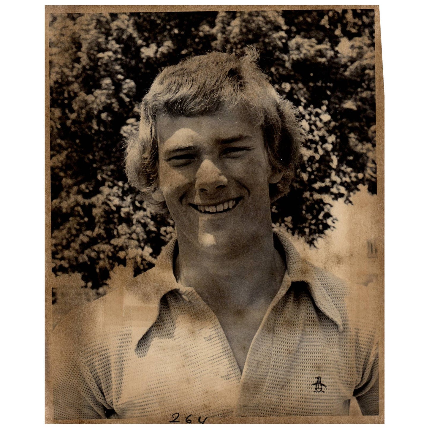 1976 Original Press Photo Golf State High School Tournament Lundgren 8x10" AD2