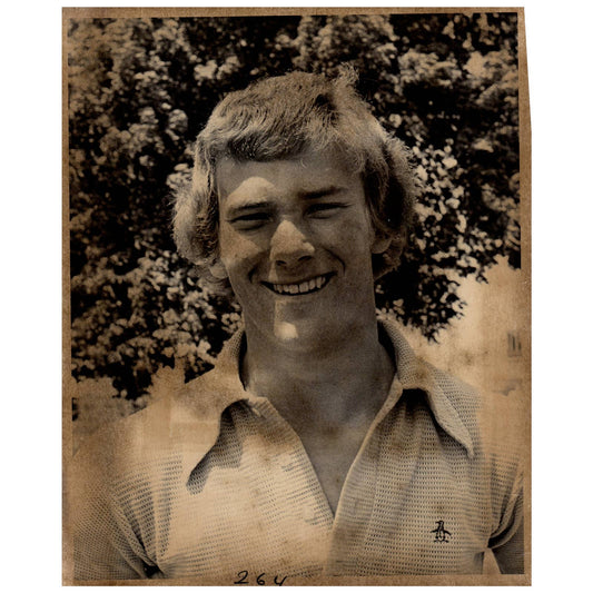 1976 Original Press Photo Golf State High School Tournament Lundgren 8x10" AD2
