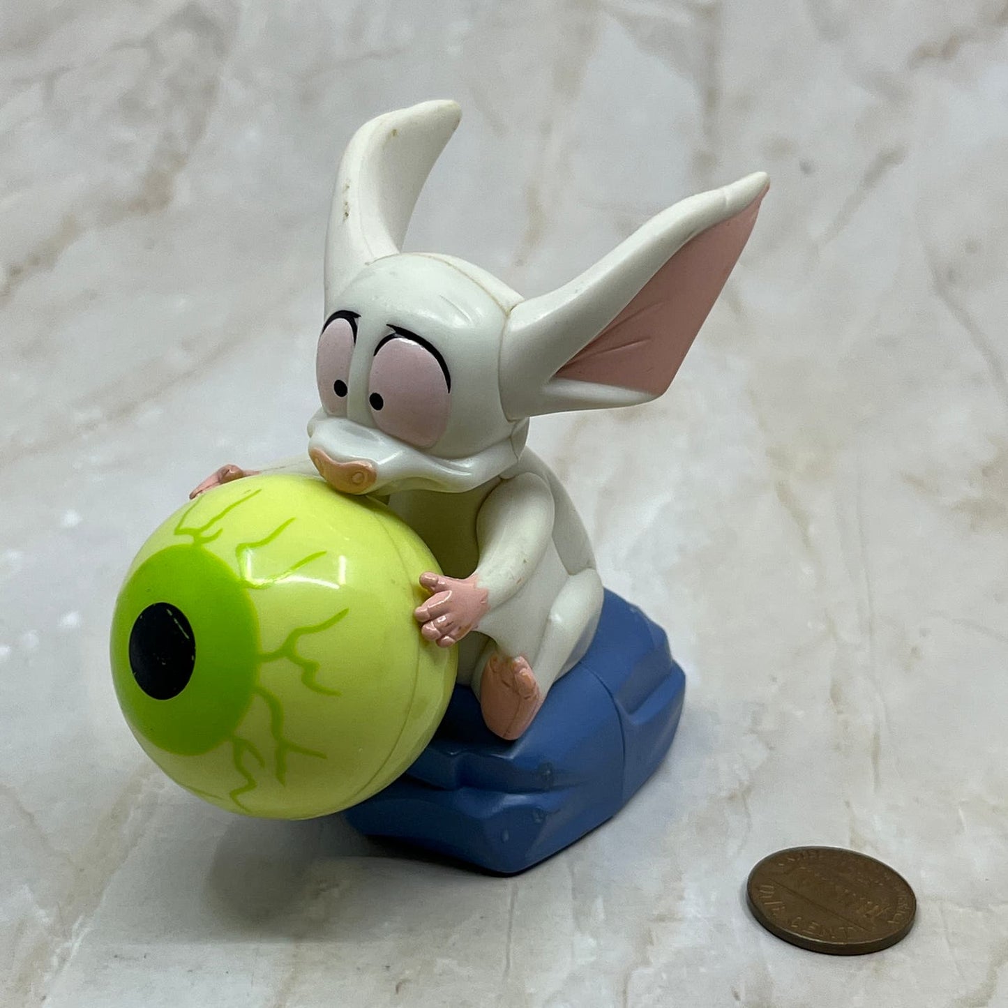 Burger King Anastasia 1997 Bartok The Bat Vibrate Pull String Eyeball Toy TC9-T2