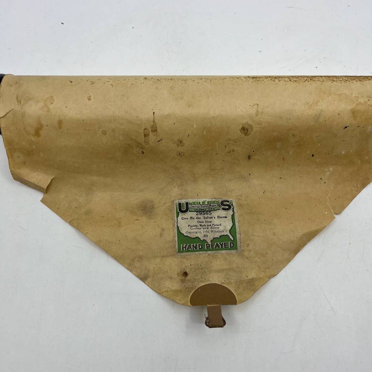 US Music Piano Word Roll Give Me The Sultan’s Harem One Step Muth & Parnell TI4