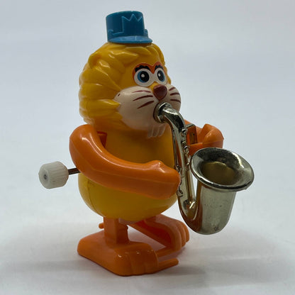 TOMY Vintage NOT SO GRAND BAND Wind Up Toy Saxophone Lion WORKS SE2