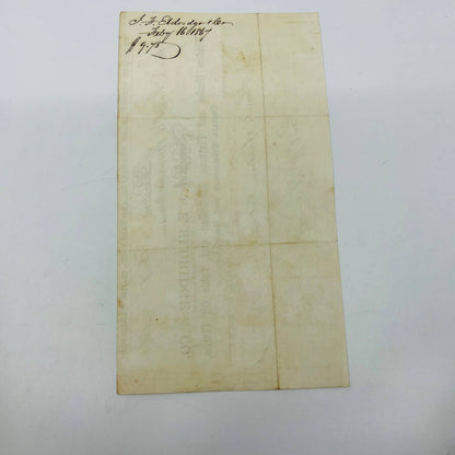 1867 JF Eldridge Churchill Browns & Manson Boston Mass. Letterhead Billhead AA5