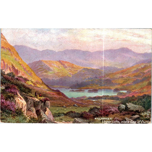 Upper Lake Killarney 1908 Raphael Tuck Oilette Original Postcard TK1-P17