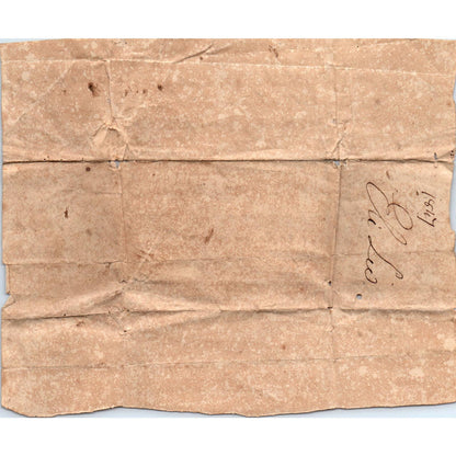 1847 Handwritten Receipt Eli Lee to N. Bransford Westover Covington Co AL AD6