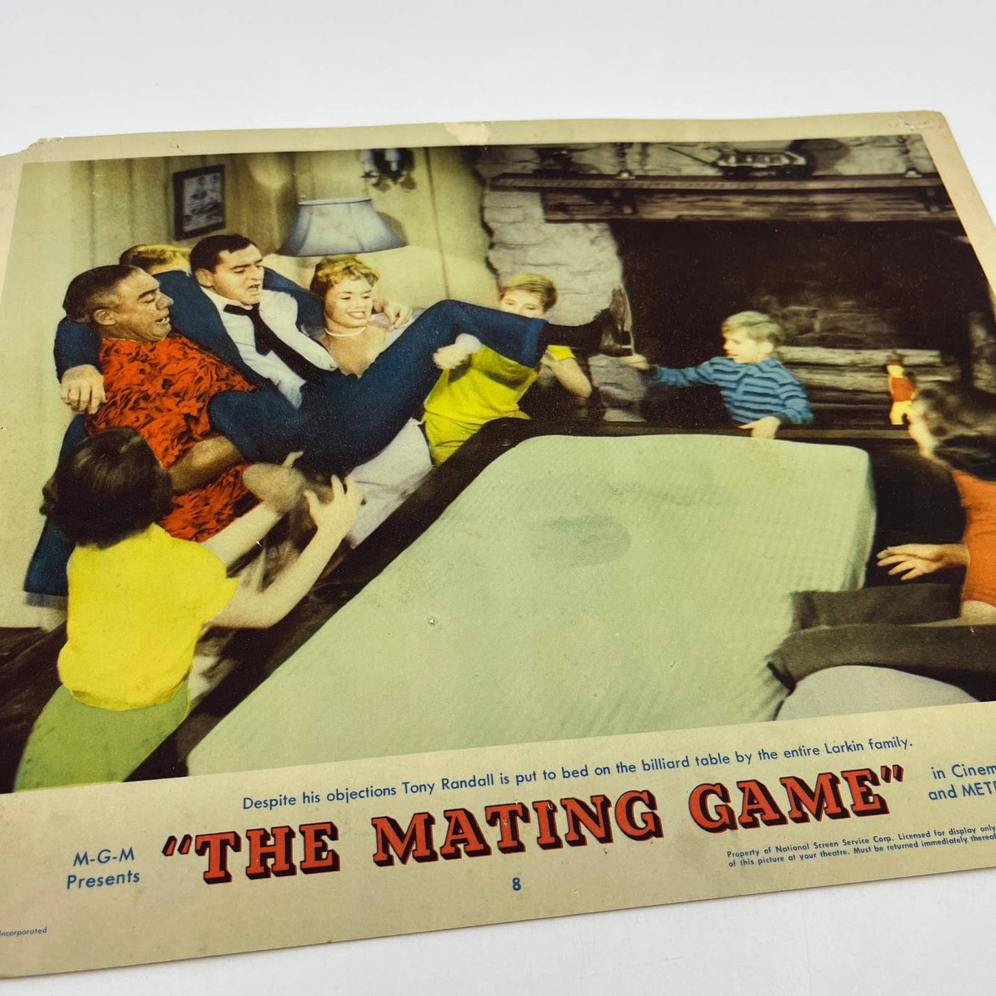 1959 The Mating Game Tony Randall 8 Lobby Card FL4