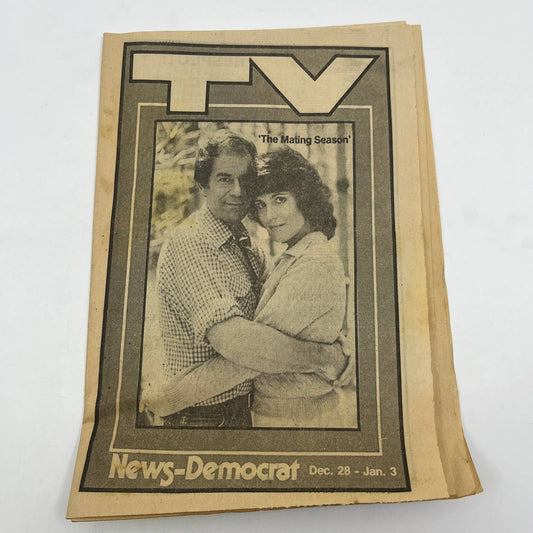 1980 Jan 3 Bellville IL News-Democrat TV Listings Magazine The Mating Season TG6