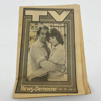 1980 Jan 3 Bellville IL News-Democrat TV Listings Magazine The Mating Season L4-1