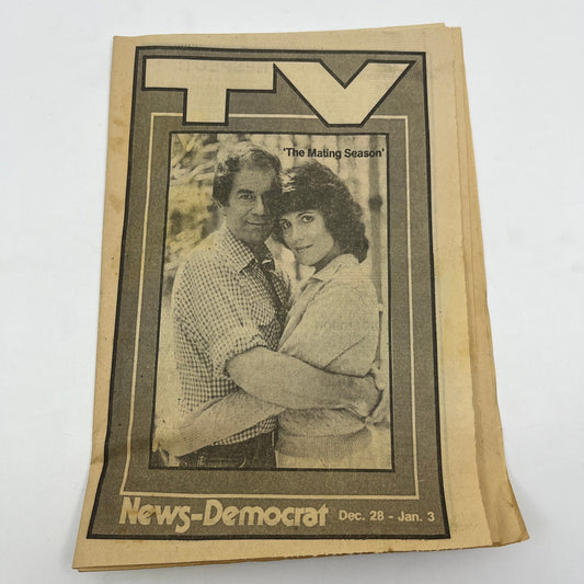1980 Jan 3 Bellville IL News-Democrat TV Listings Magazine The Mating Season L4-1
