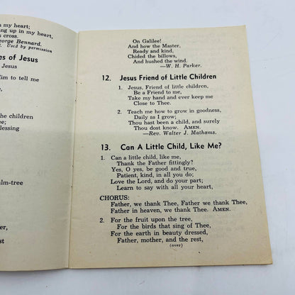 1939 Salvation Songs for Children Christian Song Booklet SA7