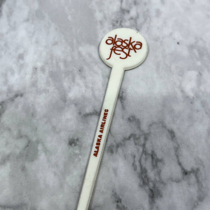 Vintage Alaska Airlines Alaska Fest Garnish Pick Swizzle Stirrer SA2