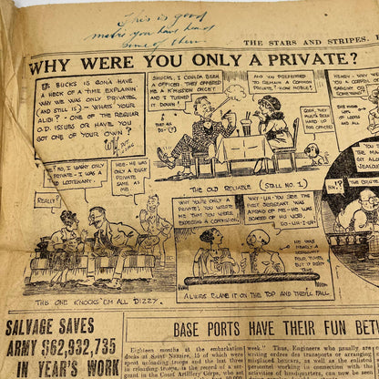 The Stars and Stripes - February 28, 1919 WWI US AEF Newspaper 28th Division B6