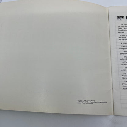 1967 Standard Oil Farm Field Reference Book UNUSED TH8