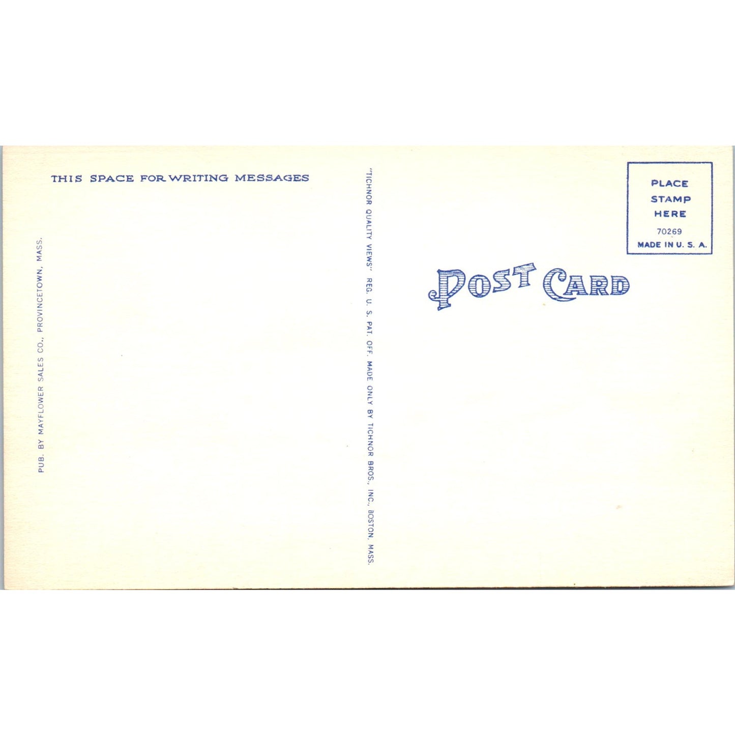 US Coast Guard Station Race Point Provincetown Maine - Original Postcard P3-4